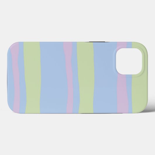 Wavy Pastel Stripes | Kleurrijke aangepaste telefo Case-Mate iPhone Case (Achterkant (horizontaal))