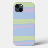 Wavy Pastel Stripes | Kleurrijke aangepaste telefo Case-Mate iPhone Case (Achterkant)
