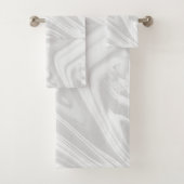 Wavy Pattern Bad Handdoek (Insitu)