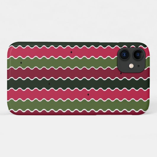 Wavy Pattern Case-Mate iPhone Case (Achterkant (horizontaal))