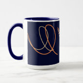 Wavy Pattern Mug Mok (Links)