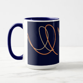 Wavy Pattern Mug Mok
