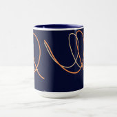 Wavy Pattern Mug Mok (Midden)