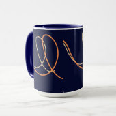 Wavy Pattern Mug Mok (Voorkant links)