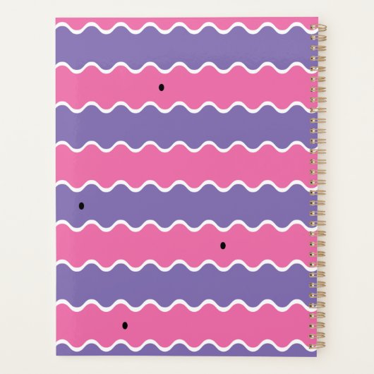Wavy Pattern Planner (Achterkant)