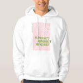 Wavy Pattern Retro  Mindset Graphic Hoodie (Voorkant)