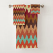 Wavy Pattern Sedona Southwest Bad Handdoek (Insitu)
