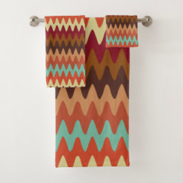 Wavy Pattern Sedona Southwest Bad Handdoek
