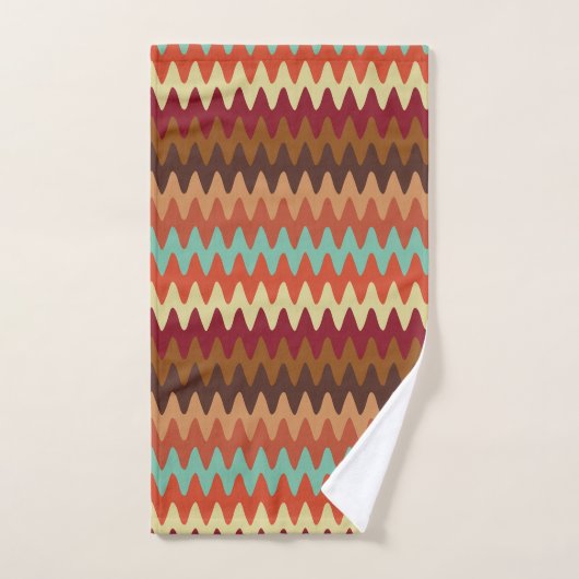 Wavy Pattern Sedona Southwest Bad Handdoek (Handdoek)