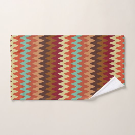 Wavy Pattern Sedona Southwest Bad Handdoek (Handdoek)