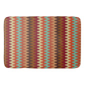 Wavy Pattern Sedona Southwest Bath Mat (Voorkant)