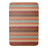 Wavy Pattern Sedona Southwest Bath Mat (Voorkant Verticaal)