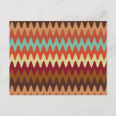 Wavy Pattern Sedona Southwest Briefkaart (Voorkant)