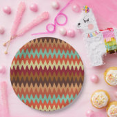 Wavy Pattern Sedona Southwest Paper Borden Papieren Bordje (Feest)