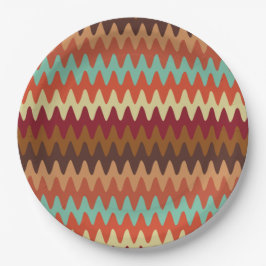Wavy Pattern Sedona Southwest Paper Borden Papieren Bordje