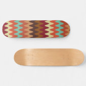 Wavy Pattern Sedona Southwest Persoonlijk Skateboard (Horizontaal)