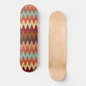 Wavy Pattern Sedona Southwest Persoonlijk Skateboard (Voorkant)