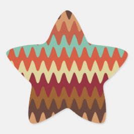 Wavy Pattern Sedona Southwest Ster Sticker