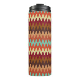 Wavy Pattern Sedona Southwest Thermal Tumbler Thermosbeker