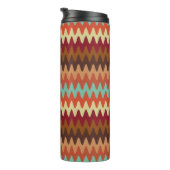 Wavy Pattern Sedona Southwest Thermal Tumbler Thermosbeker (Geroteerd rechts)