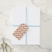 Wavy patterned Gift Label Cadeaulabel (Met Touw)