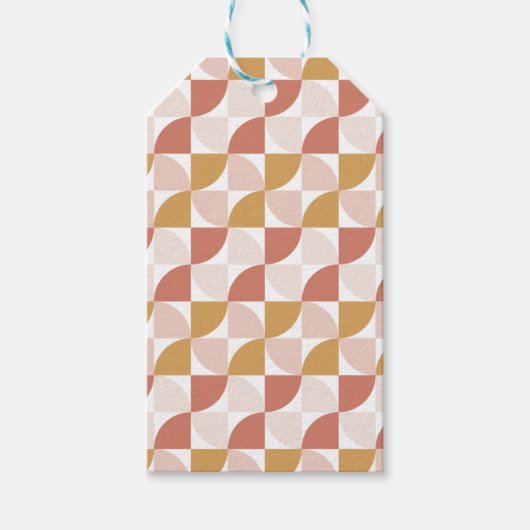 Wavy patterned Gift Label Cadeaulabel (Voorkant)