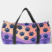 Wavy Paw Print Pet Travel Carrier Plunjezak (Voorkant)