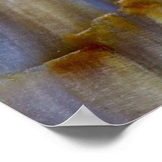 Wavy Petrified Wood Poster (Hoek)