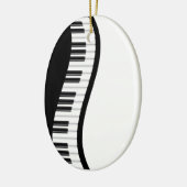 Wavy Piano Keyboard Ornament (Links)