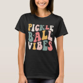 Wavy Pickleball Vibes T-shirt (Voorkant)