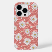 Wavy Pink Daisies Case-Mate iPhone Case (Achterkant)