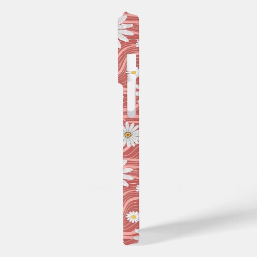 Wavy Pink Daisies Case-Mate iPhone Case (Achterkant / Links)