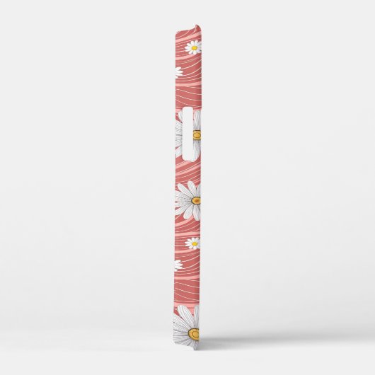 Wavy Pink Daisies Case-Mate iPhone Case (Achterkant / Rechts)