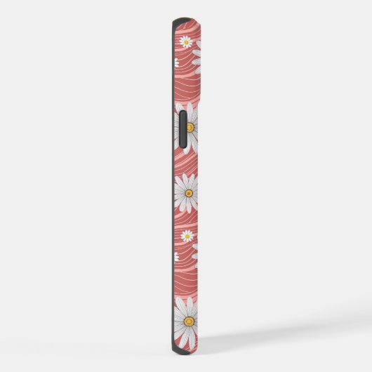 Wavy Pink Daisies iPhone Hoesje (Rechterkant)