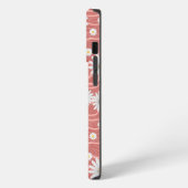 Wavy Pink Daisies iPhone Hoesje (Linkerkant)