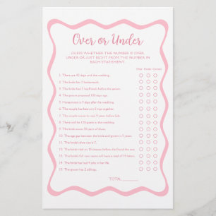 Wavy Pink over onder Vrijgezellenfeest spel