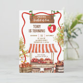 Wavy Quirky Orchard Patch Geslachtsneutrale Verjaa Kaart (Staand voorkant)