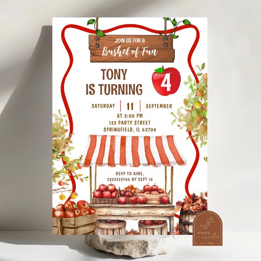 Wavy Quirky Orchard Patch Geslachtsneutrale Verjaa Kaart