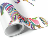 WAVY RAINBOW HORSE CADEAUPAPIER (Rol Hoek)
