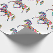 WAVY RAINBOW HORSE CADEAUPAPIER (Hoek)