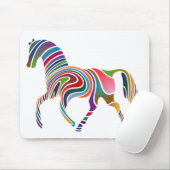 WAVY RAINBOW HORSE MUISMAT (Met muis)