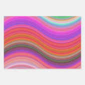 Wavy Rainbow of Colors Inpakpapier Vel (Voorkant 3)