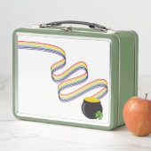 Wavy Rainbow Stripes Leading to Pot of Gold (In situ)