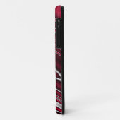 Wavy Red Case-Mate iPhone Case (Achterkant/links)