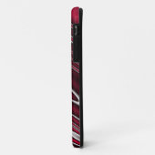 Wavy Red Case-Mate iPhone Case (Achterkant/links)
