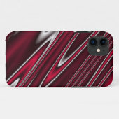 Wavy Red Case-Mate iPhone Case (Achterkant (horizontaal))