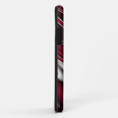 Wavy Red iPhone Case (Achterkant/rechts)