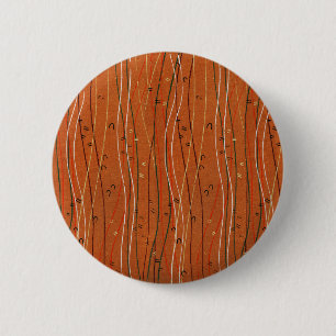 Wavy Red Stripes Japans Abstract Ronde Button 5,7 Cm