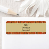 Wavy Red Stripes: moderne Japanse Abstracte kunst Etiket (Insitu)