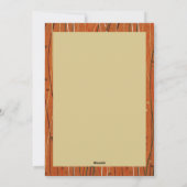 Wavy Red Stripes: moderne Japanse Abstracte kunst Feestdagenkaart (Achterkant)